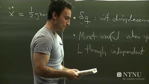 Classical Mechanics lecture 09 Conservation laws and symmetries Part 1 - Jacob Linder