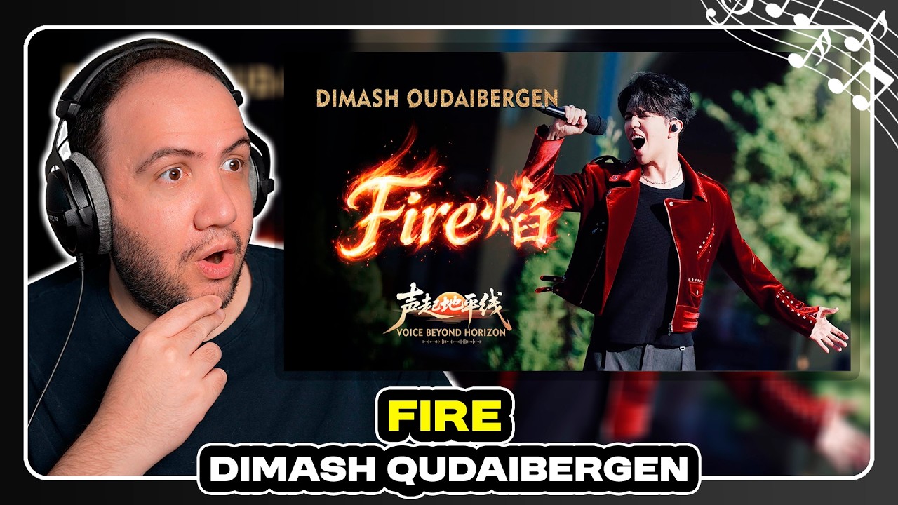 Dimash Qudaibergen - FIRE (Live at Voice Beyond Horizon) | TEACHER PAUL REACTS 🇰🇿