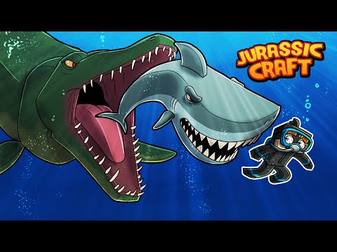 jurassic-craft---water-dinosaur-escapes!-(minecraft-dinosaurs)