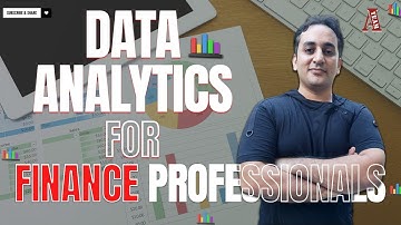 Data analytics for finance professionals | CA ACCA CPA CMA or CFA prospective (2023) #dataanalytics