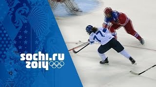 Ice Hockey - Women's Classification Match - Finland v Russia | Sochi 2014 Winter Olympics