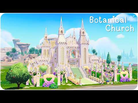 Botanical Garden Wedding Venue 🌿💒 Hearthvow Bond Church | Heartopia 18-Plot Build Tutorial