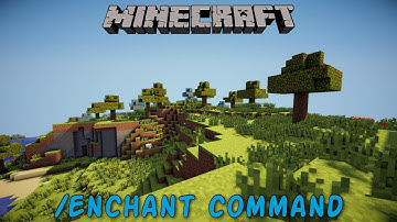 How To Use The /Enchant Command Minecraft Bedrock
