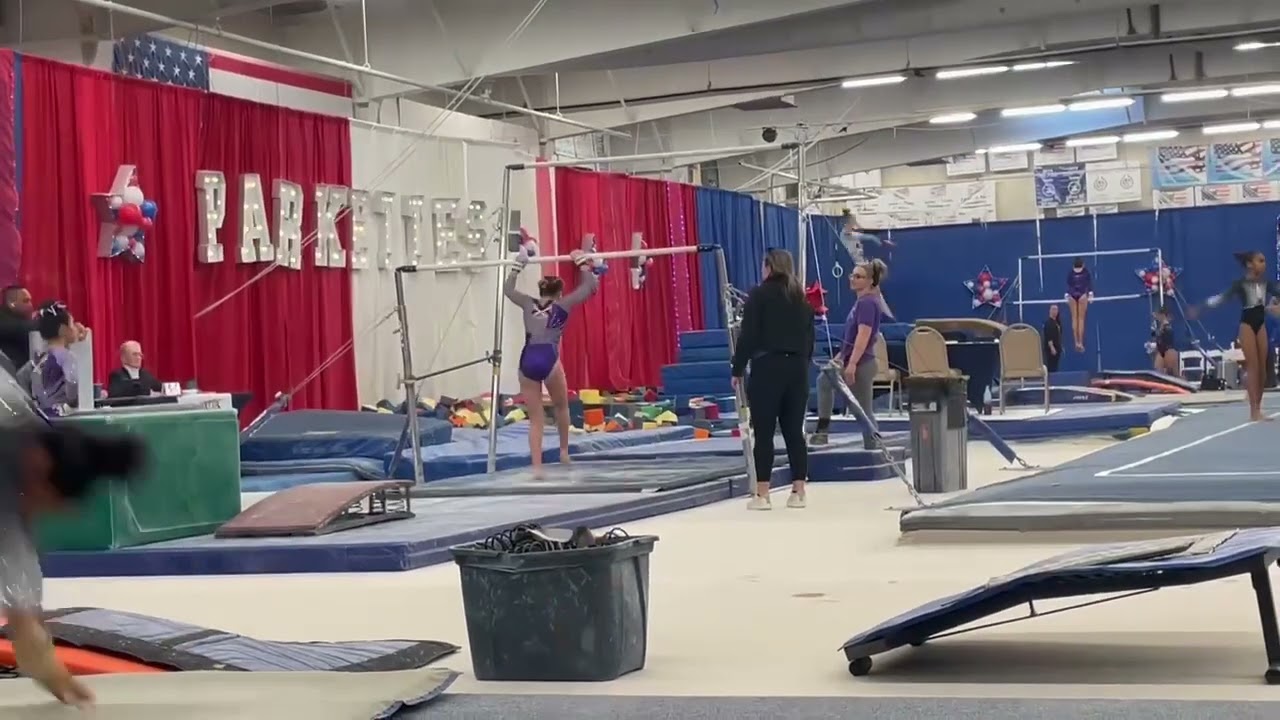 Level 7 | Bars | 6th place | Parkettes invitational  Chuck The Gymnast |