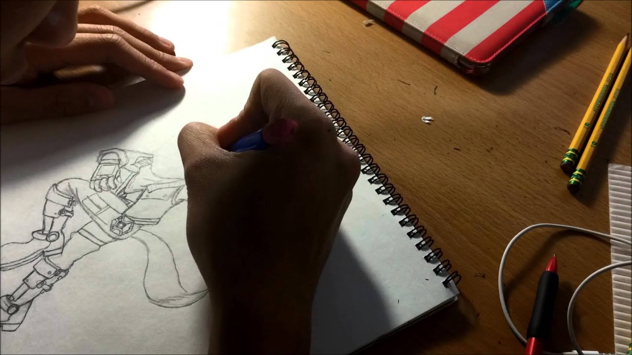 [Star Fox] Time lapse drawing: Fox McCloud