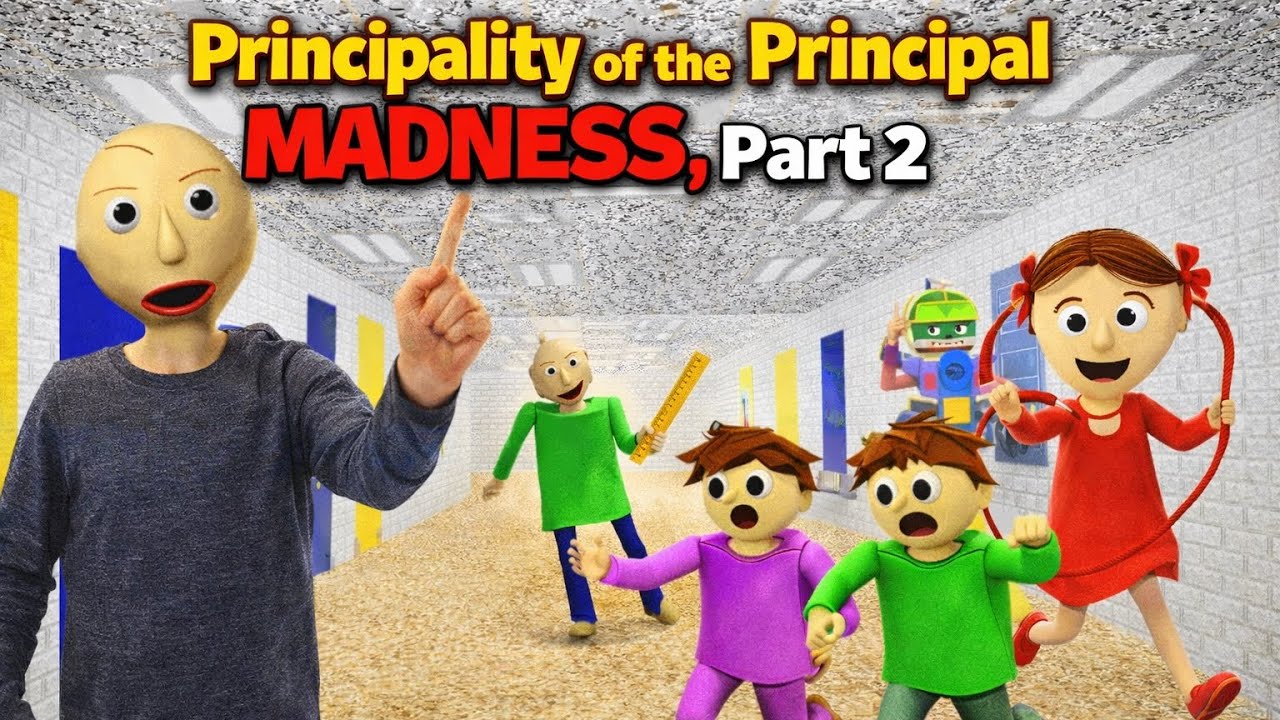 ROBLOX GAME: PRINCIPALITY OF THE PRINCIPAL MADNESS (PART 2) | BALDI’S BASICS 