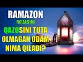 RAMAZON RO&#39;ZASI QAZOSINI TUTA OLMAYDIGANLAR UCHUN SHAYX HAZRATLARIDAN