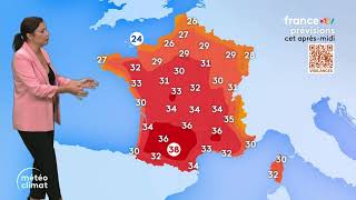 Weather and Climate Forecast for 09/06/2026 at Noon on France 2