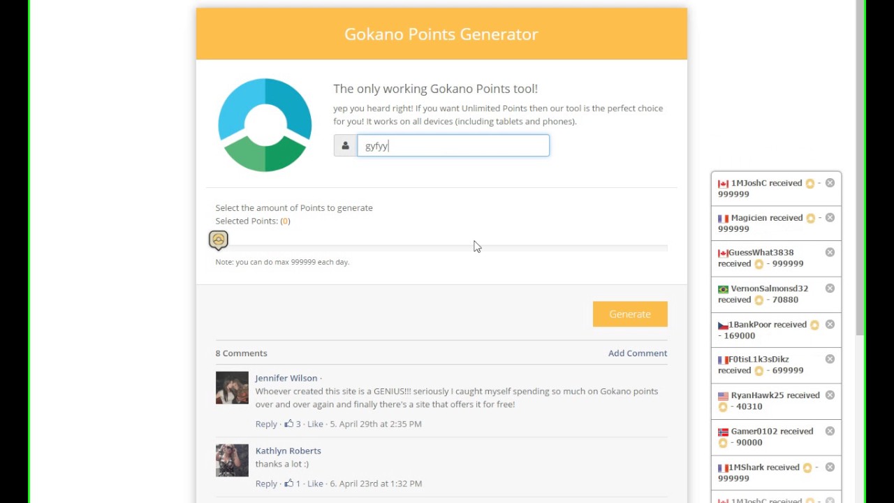 Gokano Generator is Fake