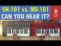 Roland SH-101 vs Behringer MS-101: Can you hear the difference?