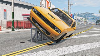 Satisfying Rollover Crashes #16 - BeamNG Drive
