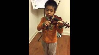 Concerto In A Minor By A Vivaldi Practice Piece Of Josiah Luo 7 Yrs Old