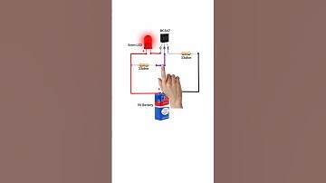 Simple Touch Switch Circuit |Touch Switch Using BC547 | BC547 project | #shorts #pbexperiment