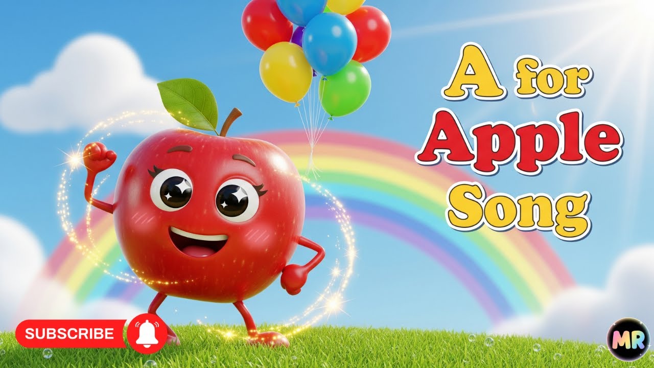 Apple Song | A for Apple | Magic Rhymes Kids Poem 2025