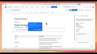 How to Create a Project Glossary in Confluence Using Tables and Macros (Step-by-Step)