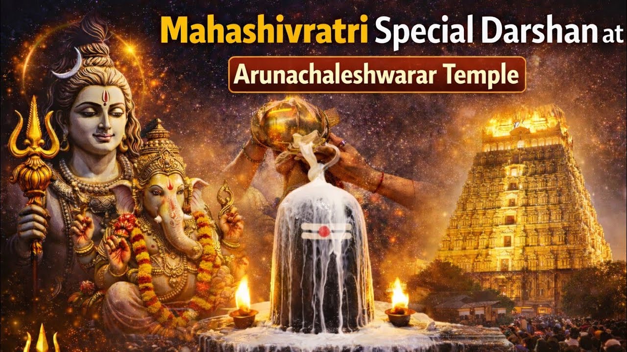 Mahashivratri Special Darshan at Arunachaleshwarar Temple Bangalore 🙏🔱 Har Har Mahadev 