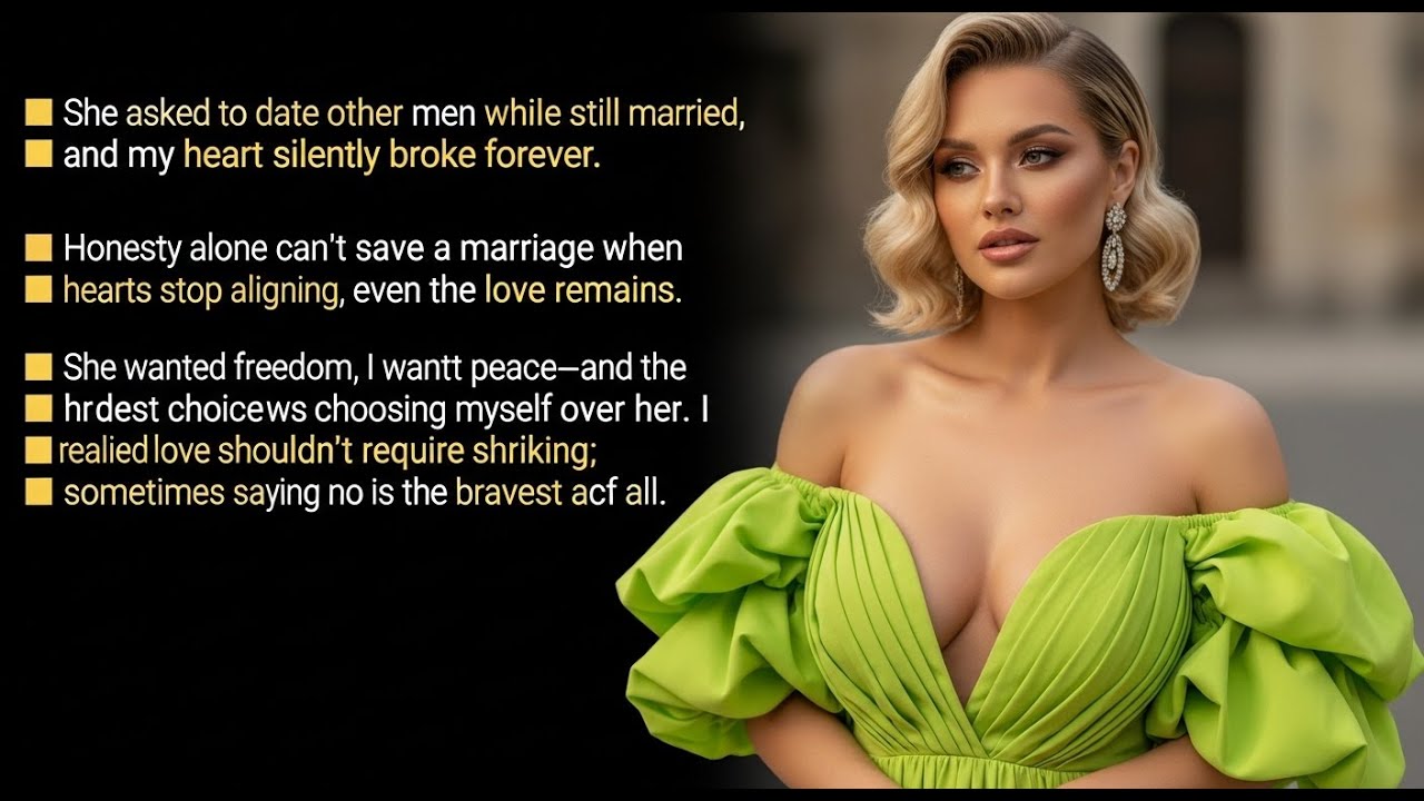 My Wife Confessed She WANTED TO DATE Other Men and Expected Me to Accept | Relationship Story