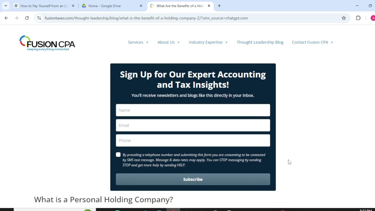 How I Avoided $30,000 in Taxes Using a Holding Company Structure (Real U.S. Example)