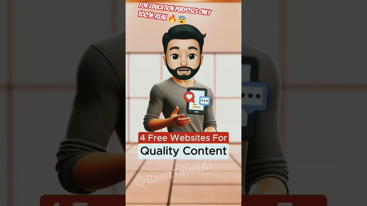 4 free websites for Quality content 💯% real 🔥😨 