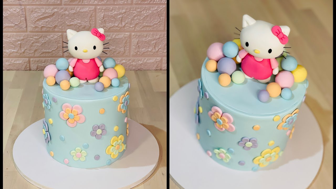 Hello Kitty Cake - YouTube