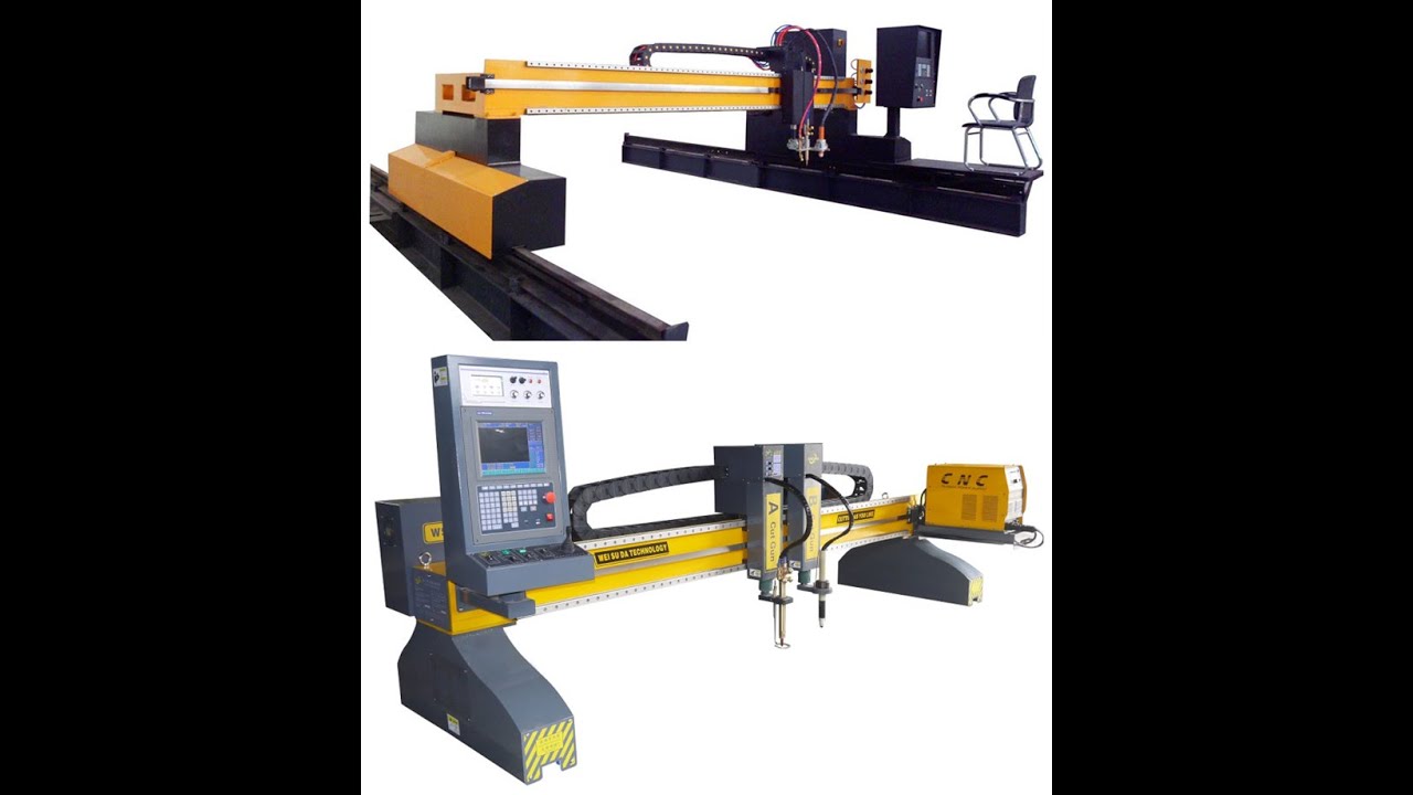 CNC Plasma Flame Gantry Type plasma Cutting Machine  plasma with drilling functions