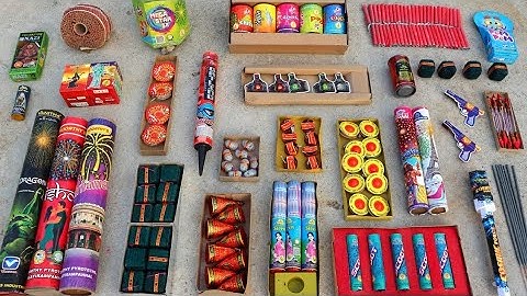 100 Unique types of Diwali crackers testing 2025 🔥 || New Diwali Fireworks Testing 2025 😍l