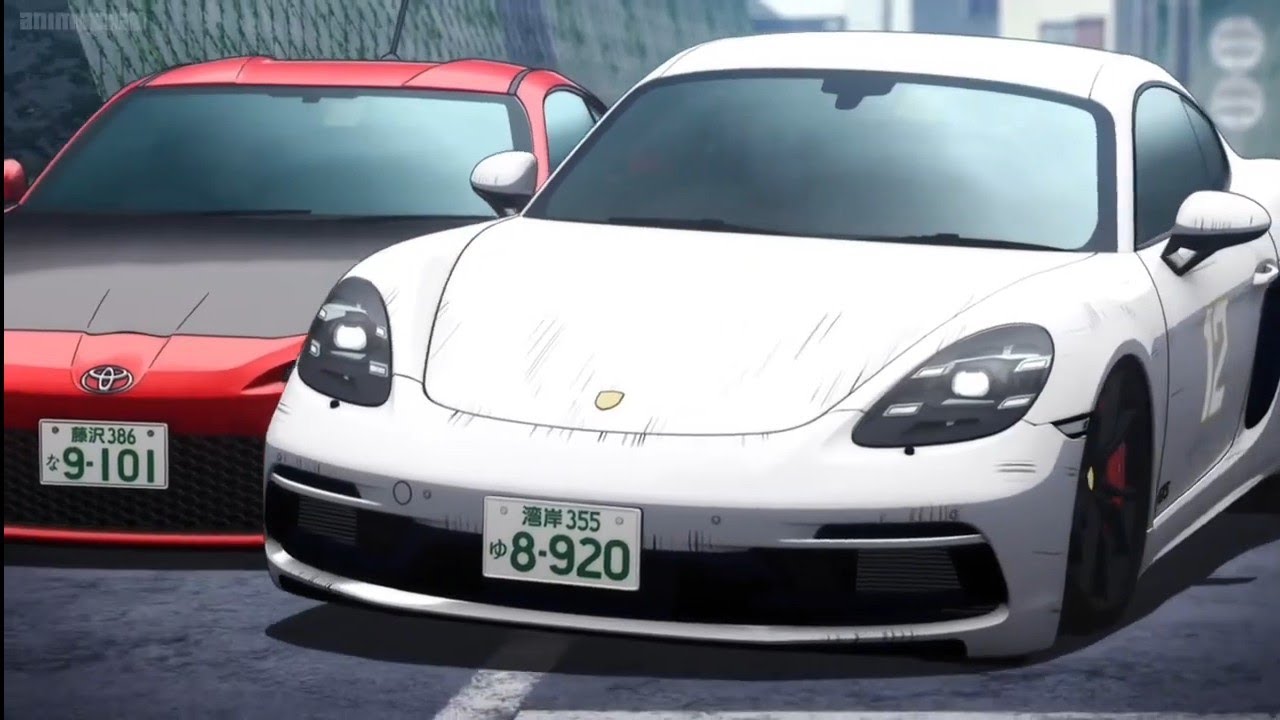 【MF GHOST 3rd Season • EP4】Michael overtakes Kanata (Toyota GT86 VS Porsche GTS)