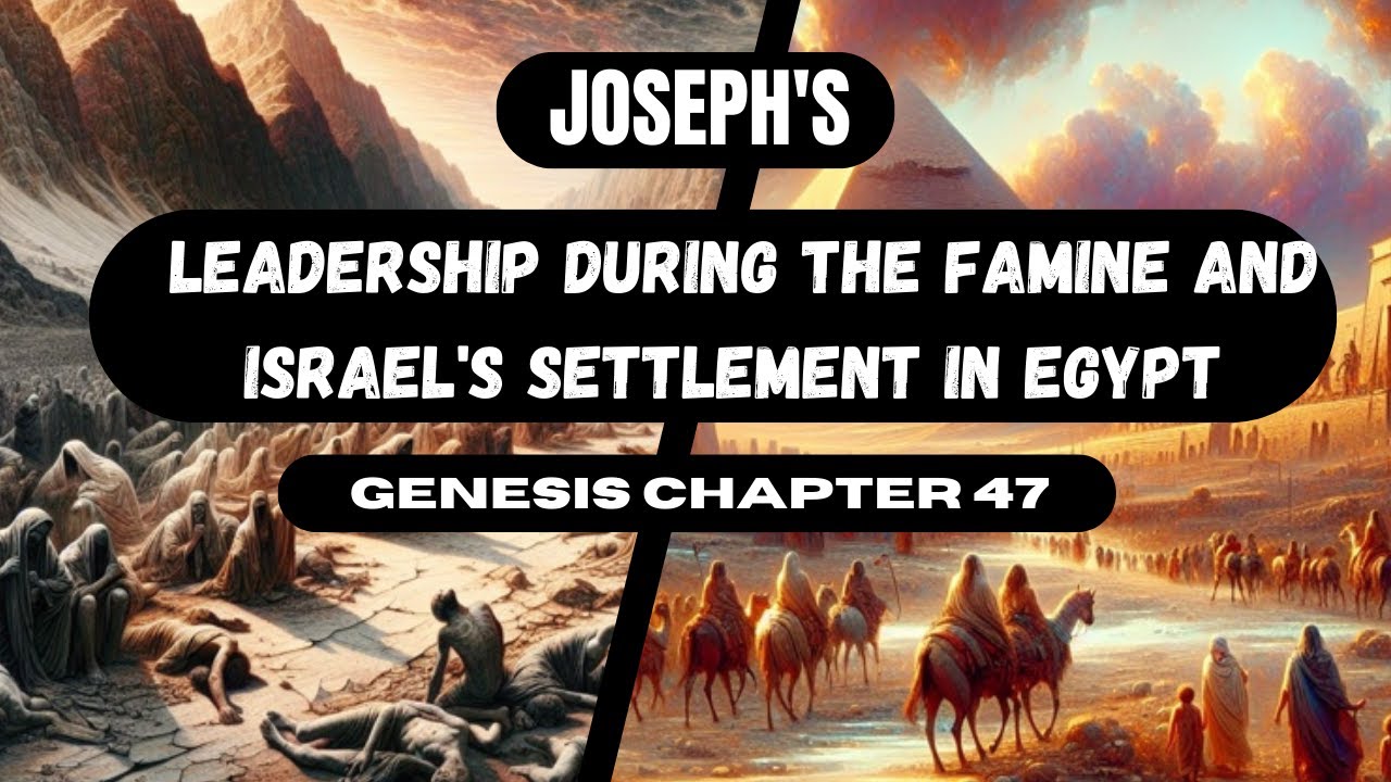 Genesis Chapter 47 - Joseph's Leadership in Egypt and Israel's Settlement