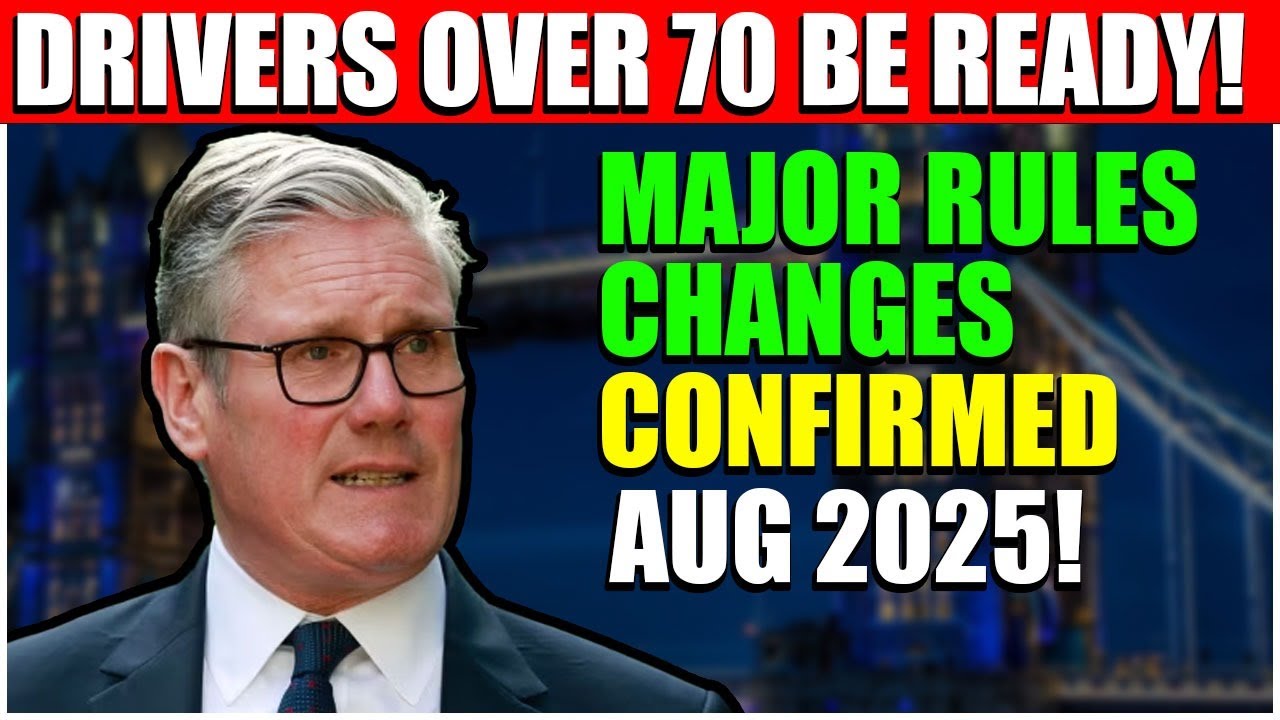 🚨 DVLA & Over-70 Drivers: Key Driving Updates Coming in August 2025