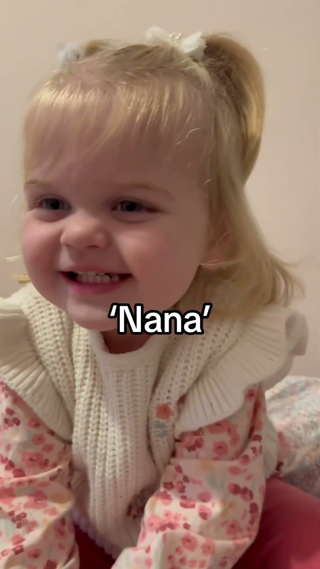 Toddler says big words ? #shorts