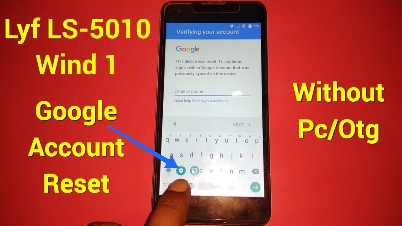 Lyf Wind 1 Frp Lock Reset, LS 5010 Google Account Remove Simple Trick