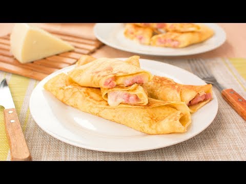 Video: How To Make Ham, Cheese And Mushroom Pancakes