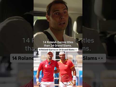 Rafa Nadal: 14 Roland-Garros titles tougher to beat than 24 Grand Slams 👀 #nadal #tennis #djokovic