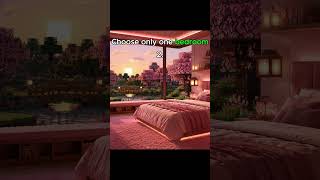 Which bedroom better? #minecraft #gaming #mcyt