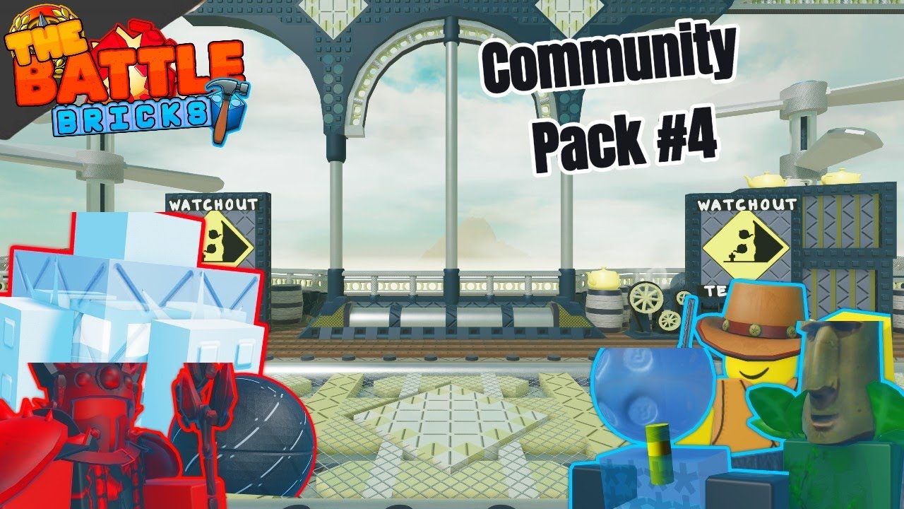 Community Pack four is FINALLY HERE! Roblox The Battle Bricks