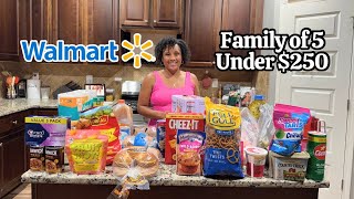 WALMART | Grocery Haul as a Busy Mom of 3 trying to stay on budget 