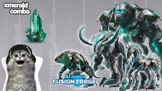 Emerald combo | ai robot fusion forge gameplay merge animal screenshot 5