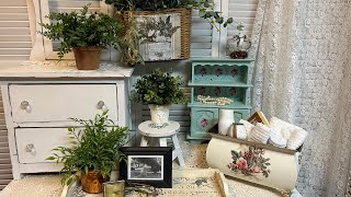 Creating Shabby Chic and Cottage Core DIYs Using Thrifted Items For the Spring