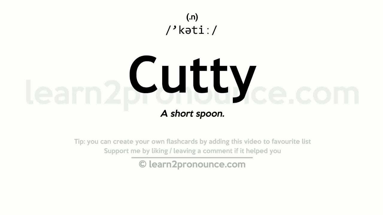 Pronunciation Of Cutty Definition Of Cutty YouTube what-does-cutty-mean-in-british-slang-slang-sensei