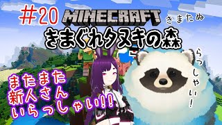 【マイクラ】＃２０  きまぐれタヌキの森 またまた新人さんご紹介配信【LIVE配信】
