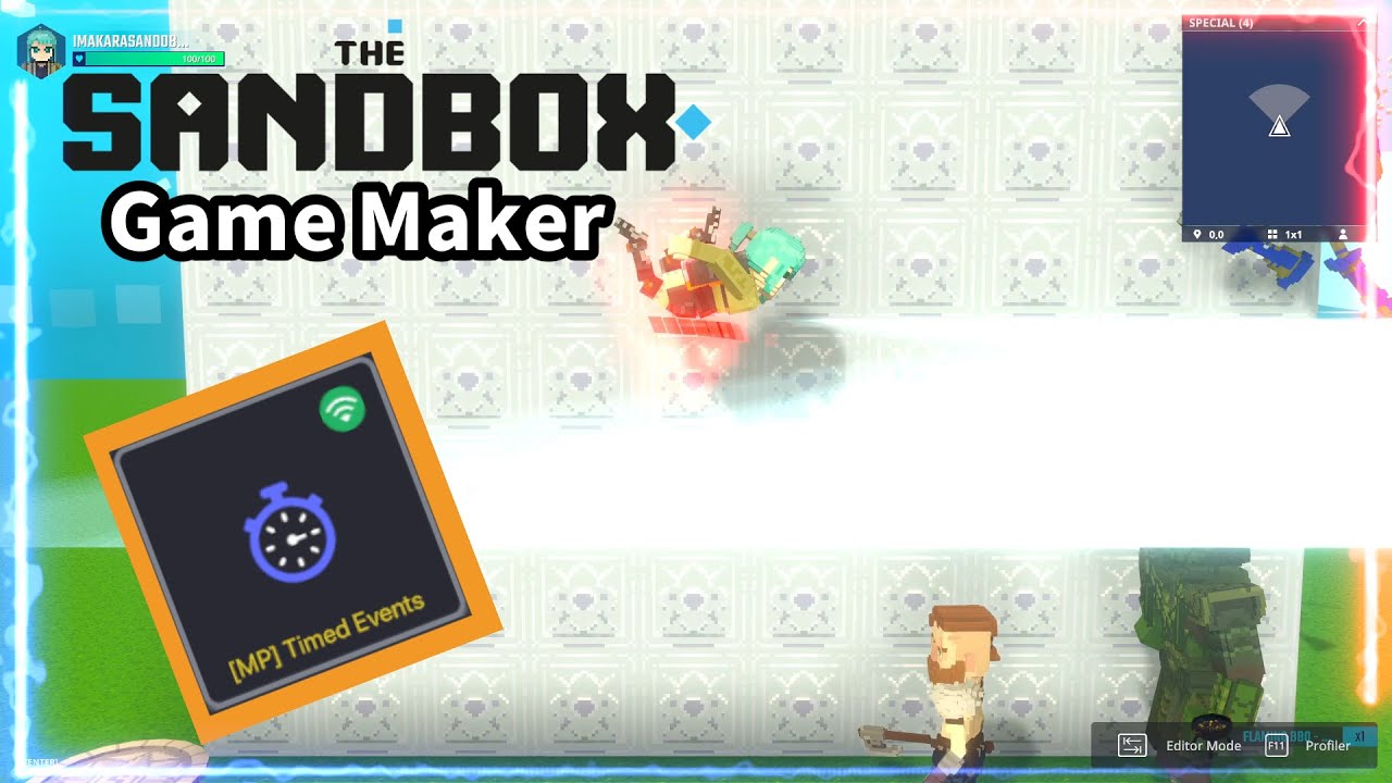 THE SANDBOX かっこいい必殺技の作り方とTimed Eventsの説明 Game Maker tutorial 使い方 - YouTube