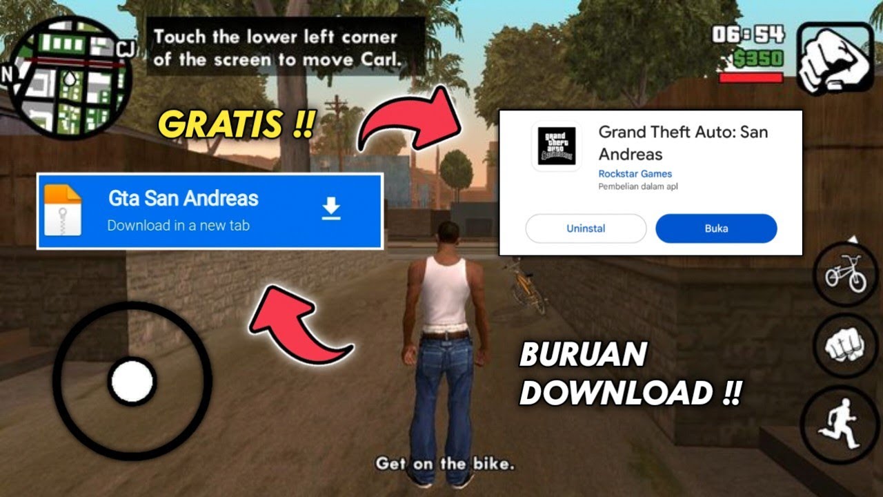 Tutorial Cara Download Gta San Andreas Original Di Android 2026 | Terbaru !! 