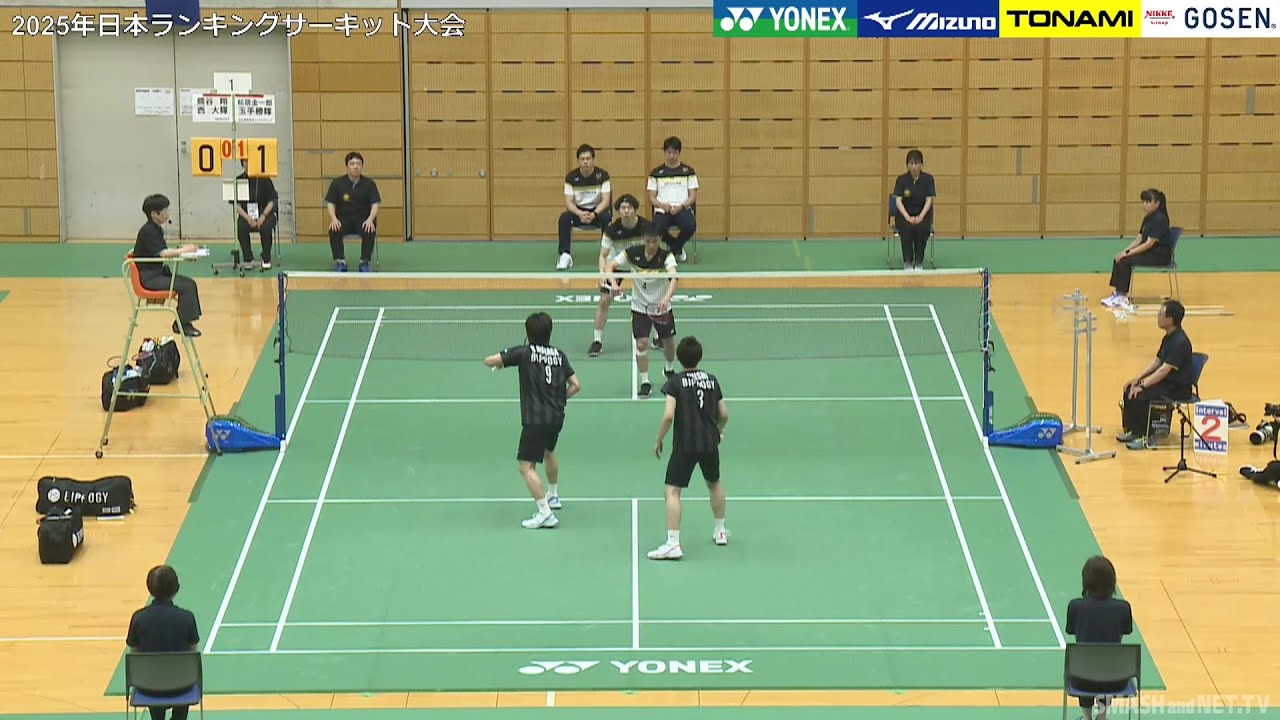 松居 圭一郎／玉手 勝輝（日立情報通信エンジニアリング）vs 熊谷 翔／西 大輝（BIPROGY）MD準決勝【ランキングサーキット 2025】