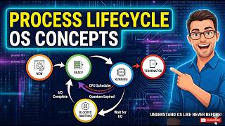 Process Lifecycle Explained | All Process States (New, Ready, Running, Waiting, Suspended) Net Worth