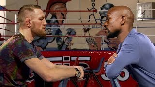 Floyd Mayweather vs Conor McGregor Backstage Real Life Boxing Footage And Progress
