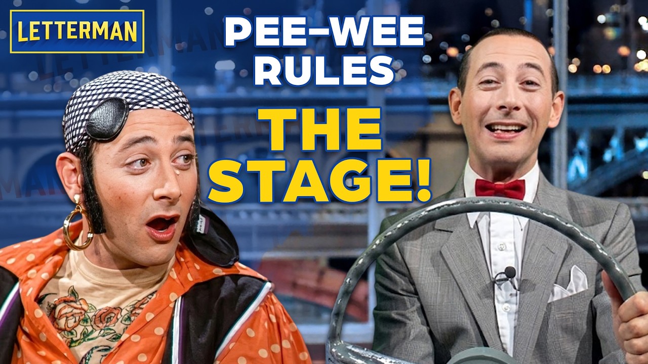 Pee-wee Herman's All 1983 Late Night Antics | David Letterman