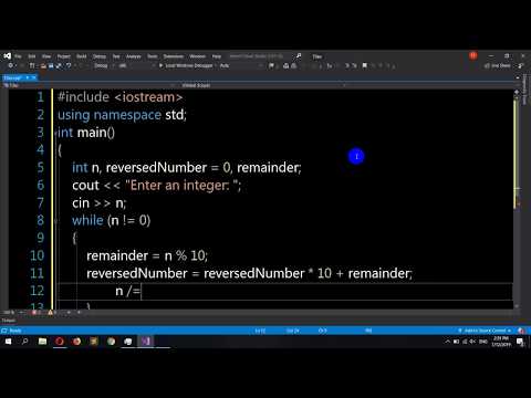 C++ Program to Reverse a Number