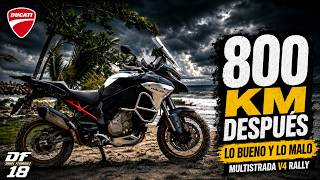 800 km en la Ducati Multistrada V4 Rally: lo bueno y lo malo