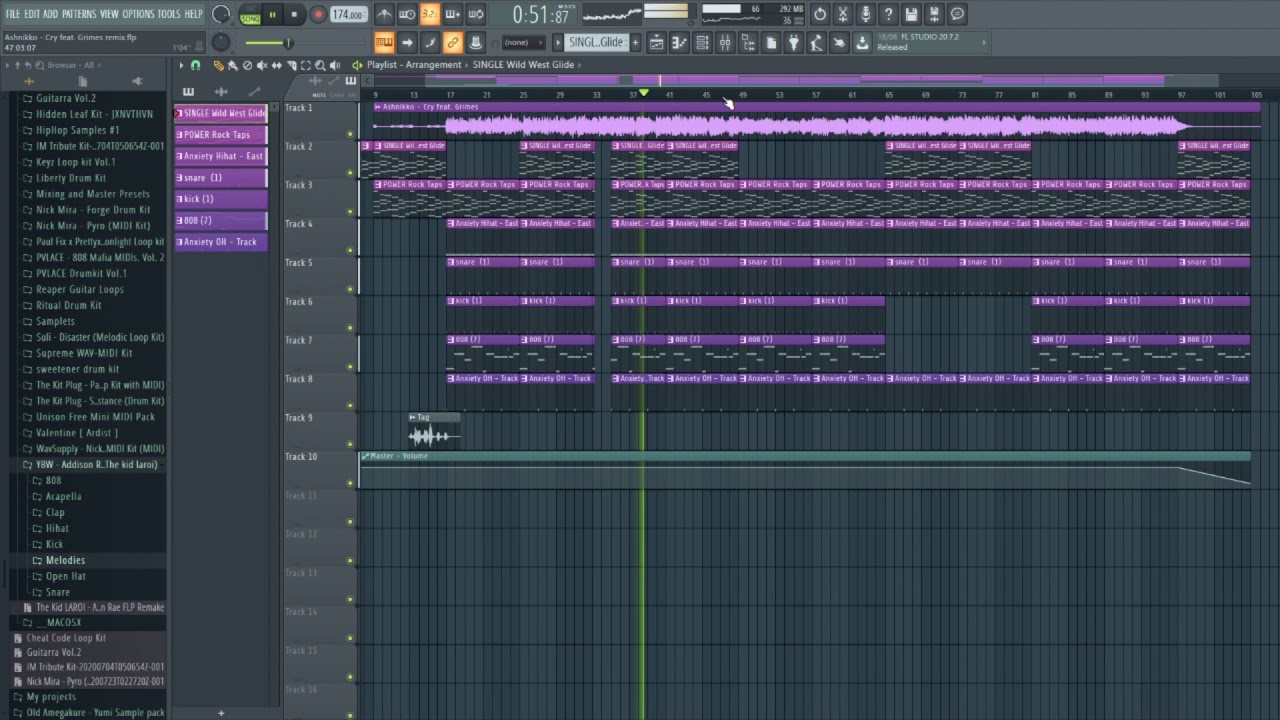 How I made Ashnikko - Cry ft. Grimes remix