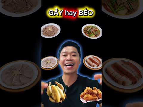Bạn chọn gầy hay béo? Cùng 1 loại thực phẩm, khác ở cách chế biến. #tungphaodung #giamcantainha